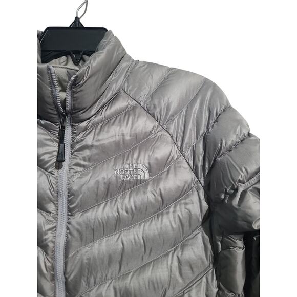 The North Face Gray 800 Fill Puffer Jacket Size Small - Picture 3 of 6